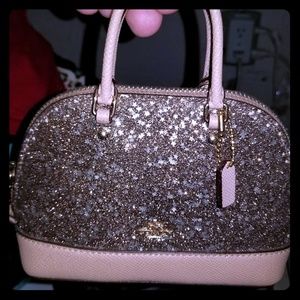 Authentic Coach Mini Glitter Bag